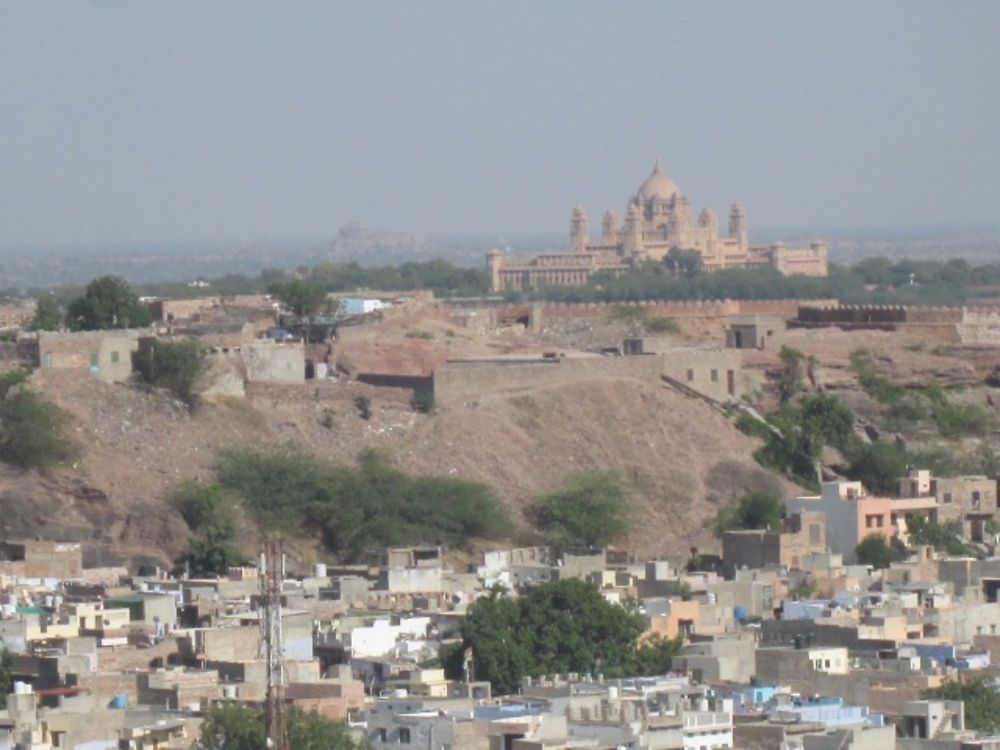 Vue sur le Palais d'Umaid Bhawan