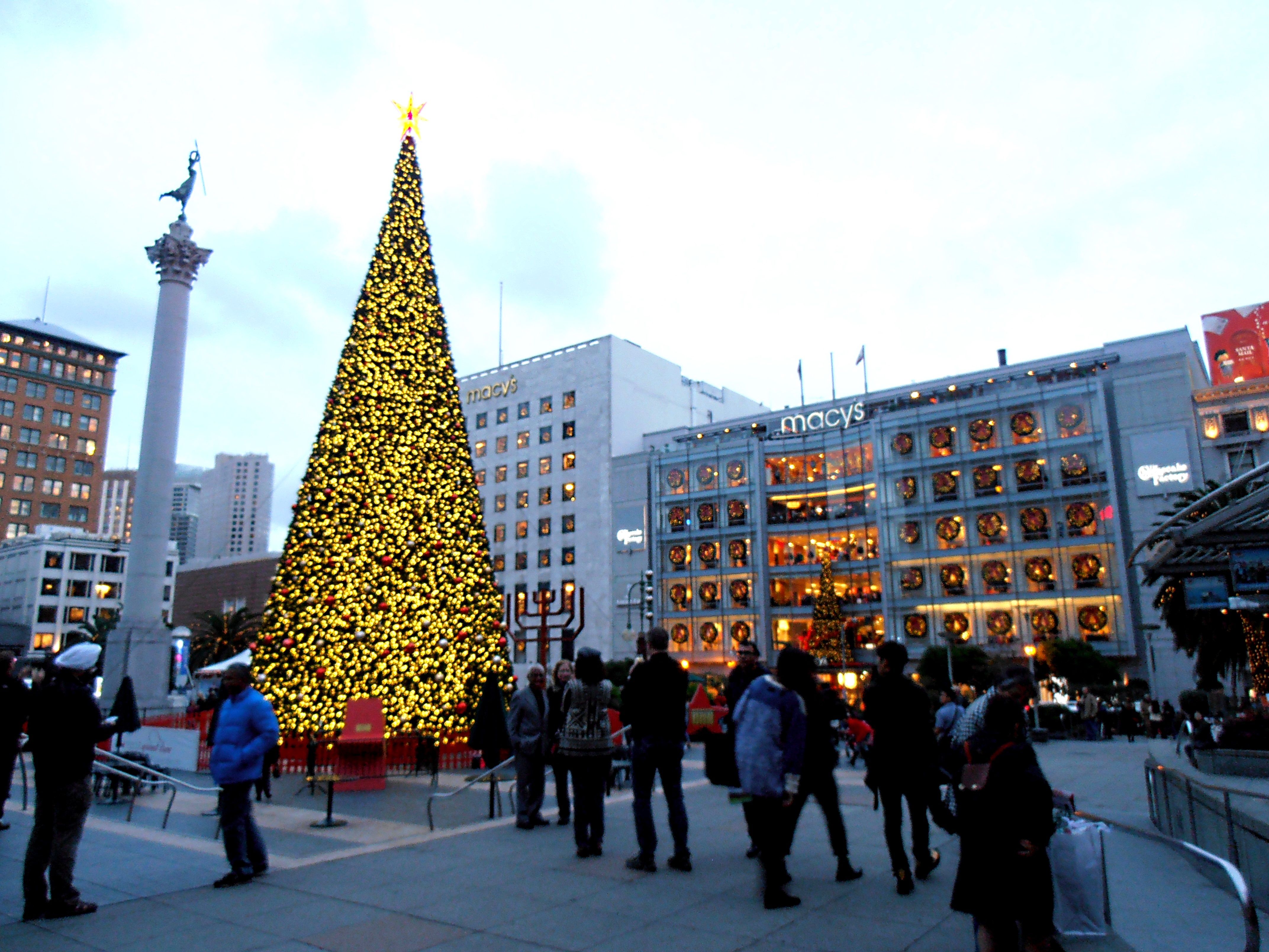 Union Square décoré pour Noël