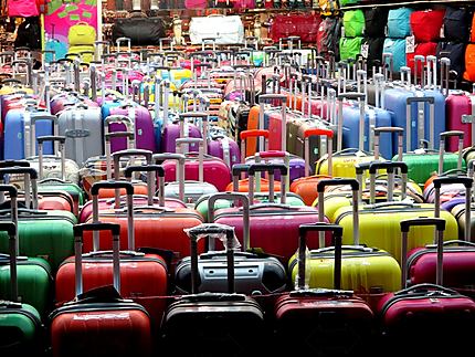 Les valises à Pattaya