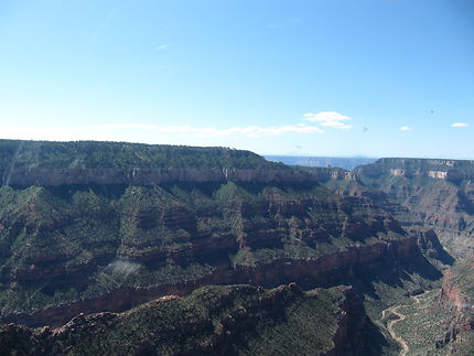 Route dans le Grand Canyon