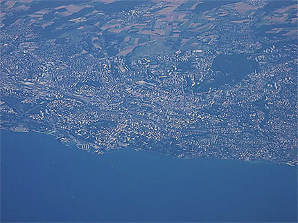 Lausanne, vue d'avion