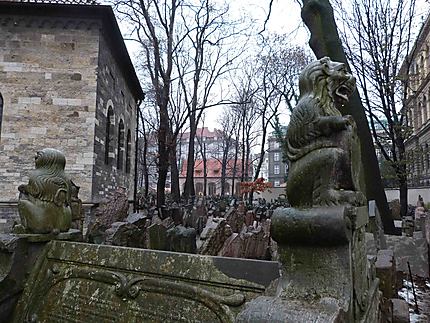Tombes du cimetière juif Stara Zidovsky Hrbitovo