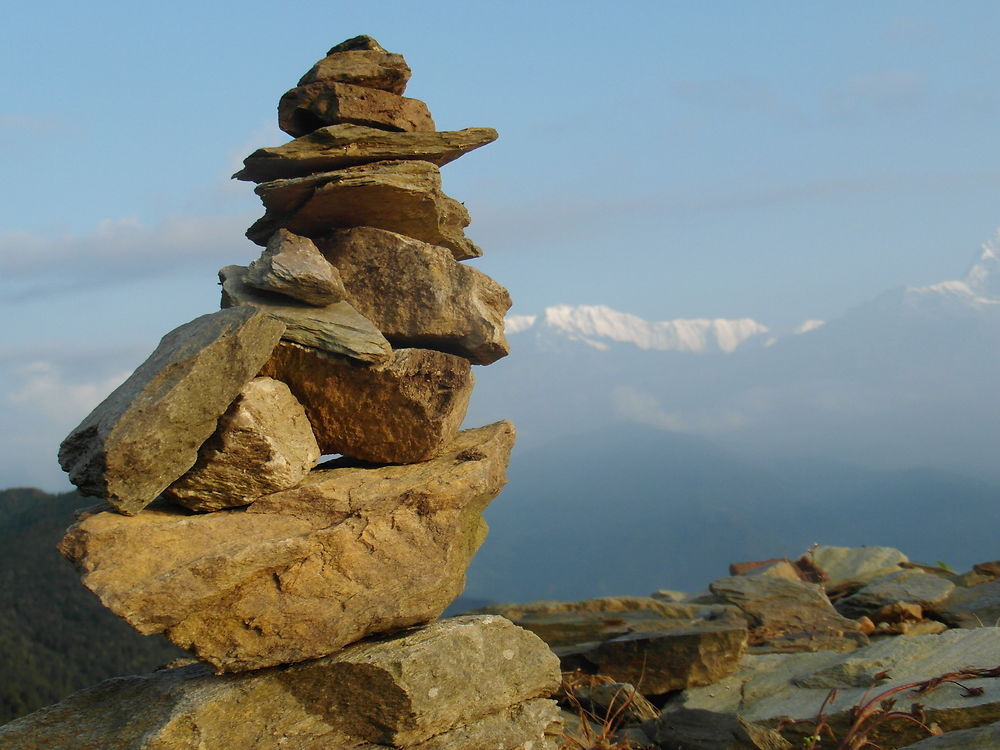 Lever de soleil sur l'Himalaya