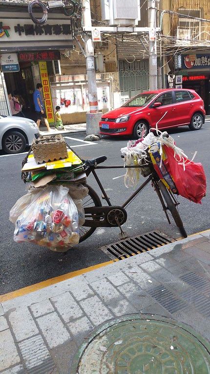 Vélo recycleur