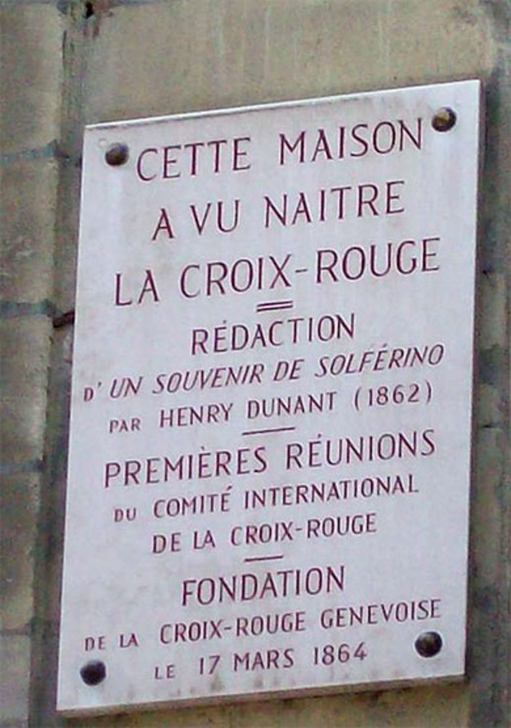 Naissance de la Croix-Rouge