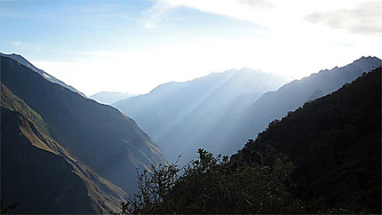 Couché du soleil - Site de Choquequirao