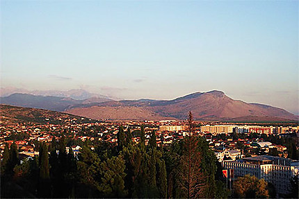 Crépuscule à Podgorica