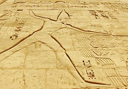 Scène de la victoire de Ramsès III