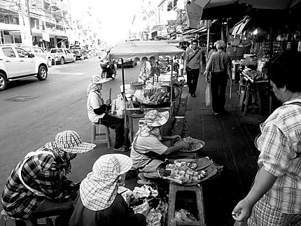 Scène de rue à Pattaya