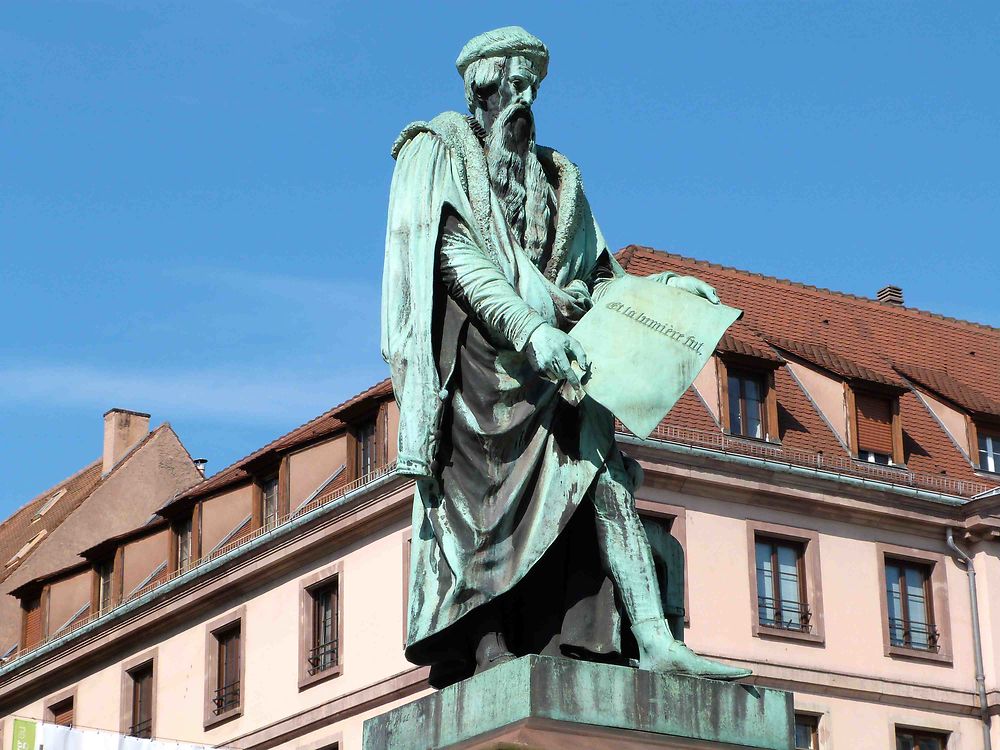 Statue de Gutenberg