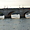 Mouette et bateau-mouche entourant le pont neuf