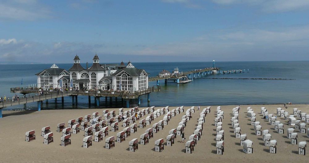 Plage de Rügen en Allemagne