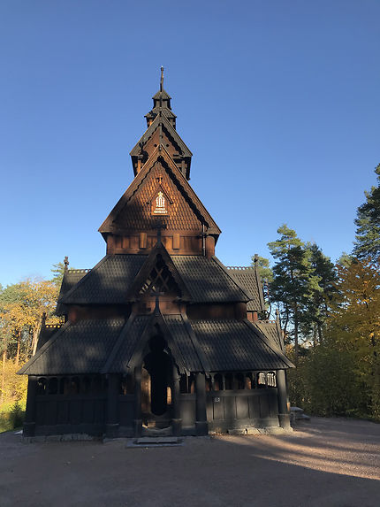 Église en bois en Norvège