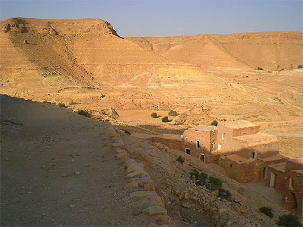 Vue du village berbère de Douirat