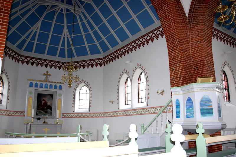 Eglise de Vorupør petit village côte Ouest Eglise de Vorupør petit village côte Ouest