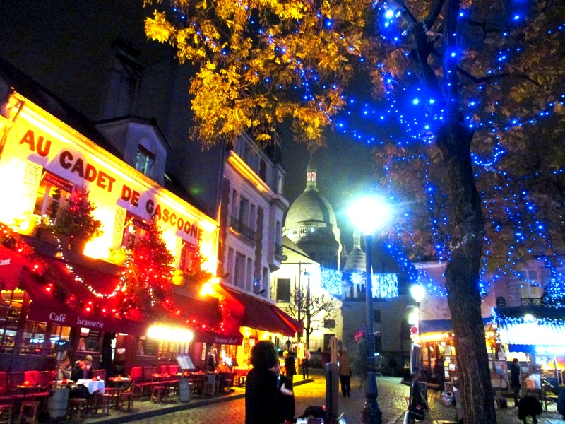 Place du Tertre la nuit Place du Tertre la nuit