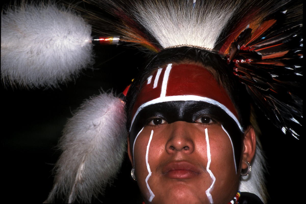 Pow Wow de Browning Portraits Costume Wyoming Parcs nationaux