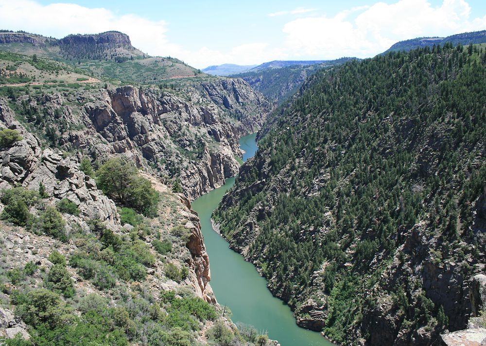 Point de vue sur les gorges