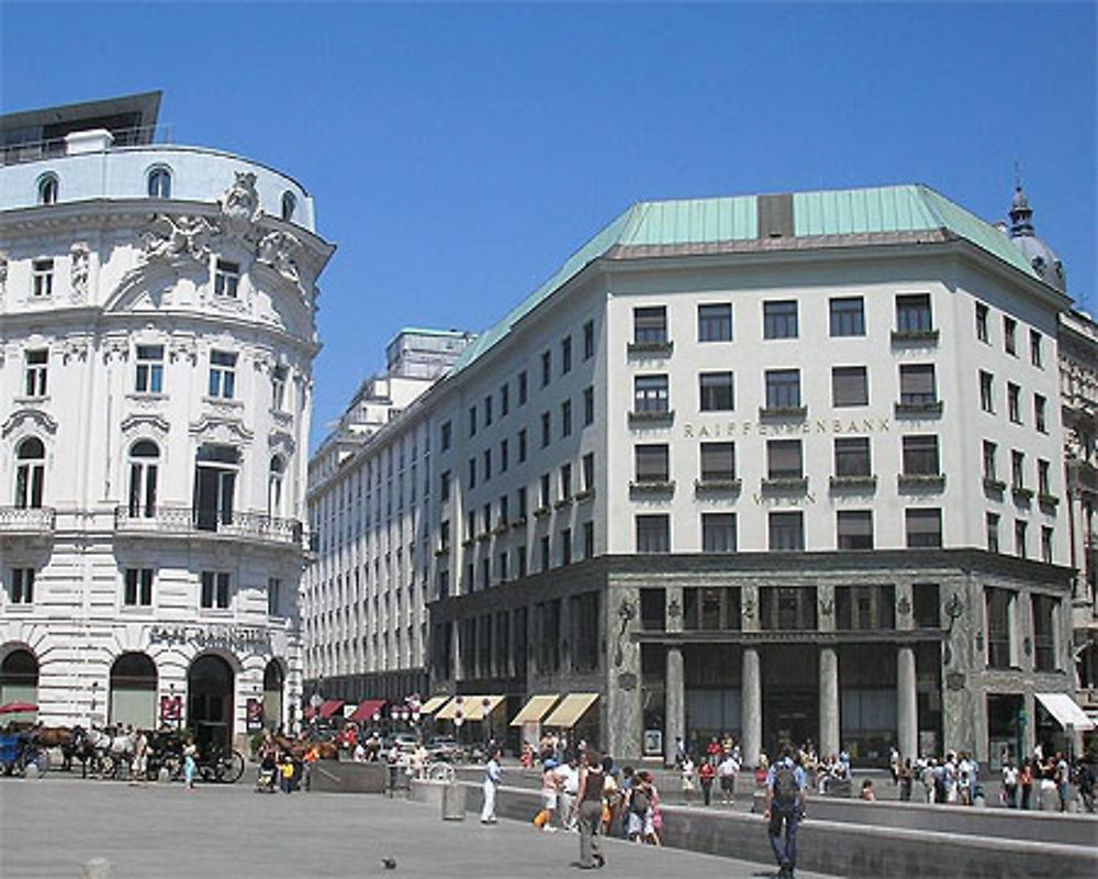 Loos Haus sur la Michaelerplatz