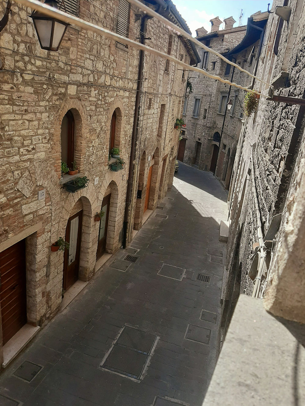 Via del popolo à Gubbio