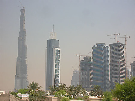 Burj Dubai (en construction) et autres gratte-ciels