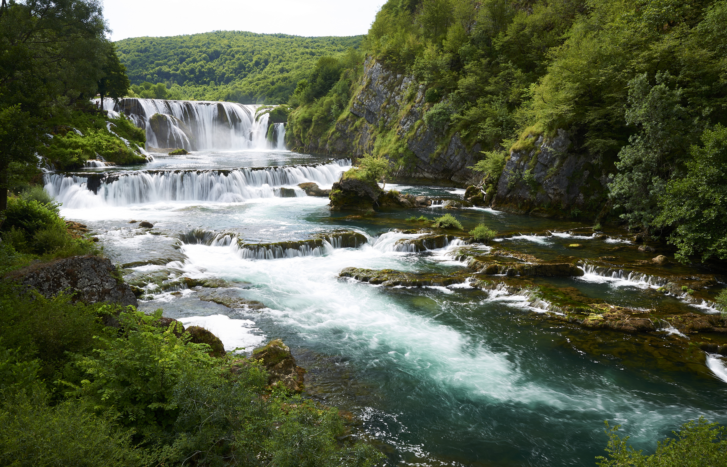 Randonnée dans le parc national de l'Una Randonnée dans le parc national de l'Una