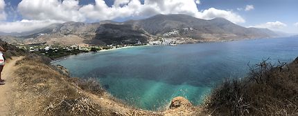 Village d'Aegiali Amorgos d'en haut