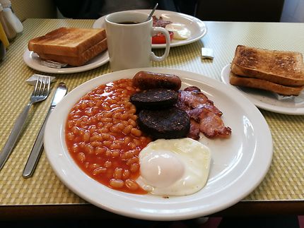 English breakfast, Londres