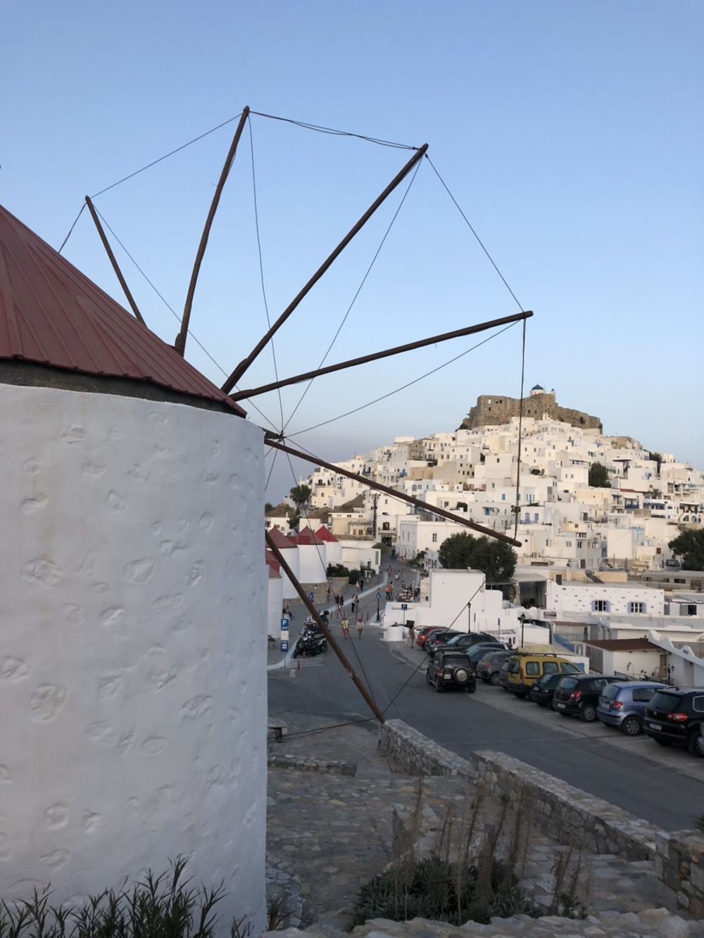 Moulins à vent à Astypalaia, Chora