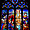 Bourg-en-Bresse, Basilique du Sacré-Coeur, vitrail
