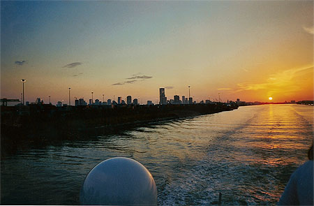 Coucher de soleil sur miami! : Coucher de soleil : Miami : États-Unis