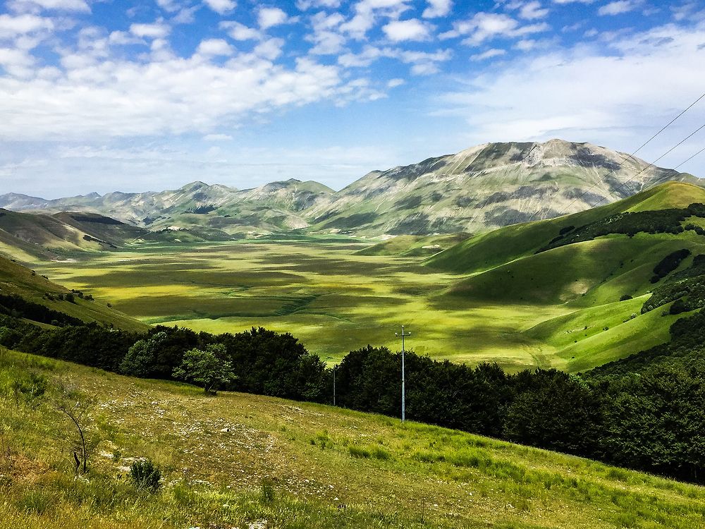 Magnifique parc naturel de la vallée de Norcia