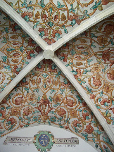 Plafond de l'église Sainte-Croix