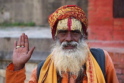 Pélerin hindou à Pashupatinath