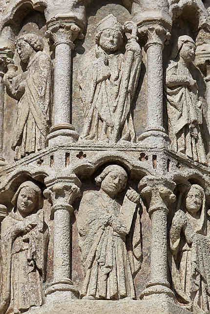 Portail de la Vierge dorée, cathédrale Notre-Dame