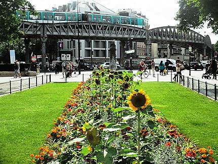 Jardin espace vert quai de la Seine