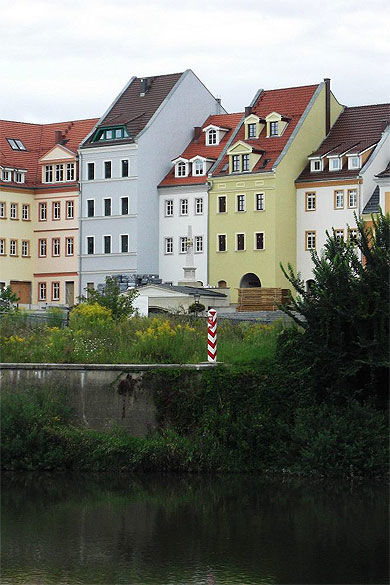 La Pologne, vue de Görlitz en Allemagne
