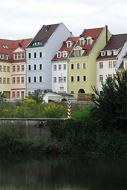 La Pologne, vue de Görlitz en Allemagne