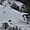 Skieur en hors-piste au-dessus de Saint-Christophe