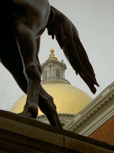 Massachusetts state house le dome