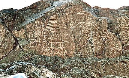 Chilas, sculptures rupestres