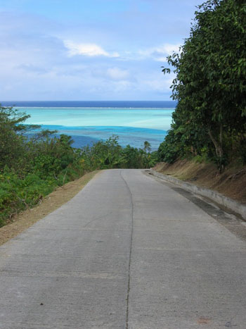 Route à Manihi Route à Manihi