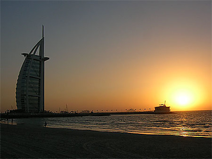 Burj Al Arab (coucher de soleil)