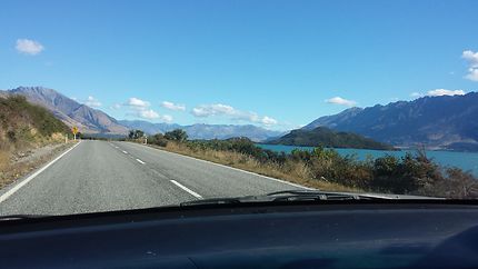 Sur la route de Glenorchy, Nouvelle-Zélande