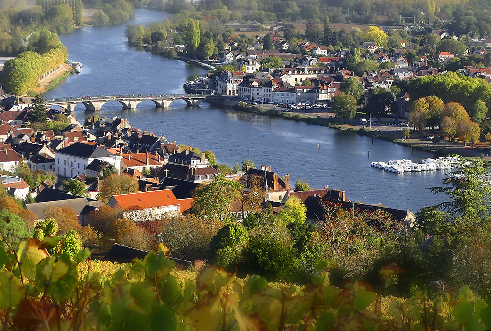 Joigny vu d'en haut