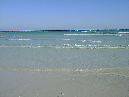 La plage de Bir Ali