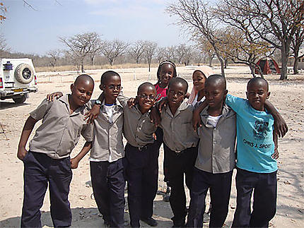 Écoliers namibiens