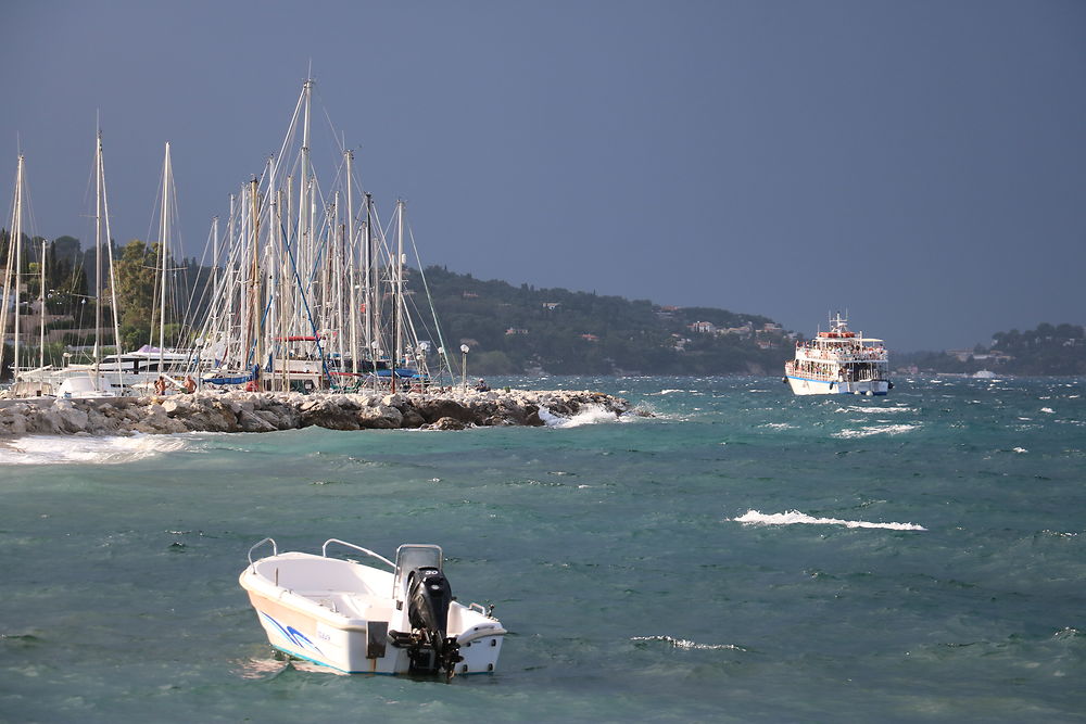 Orage au port