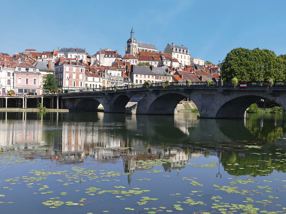 Joigny vu d'en bas