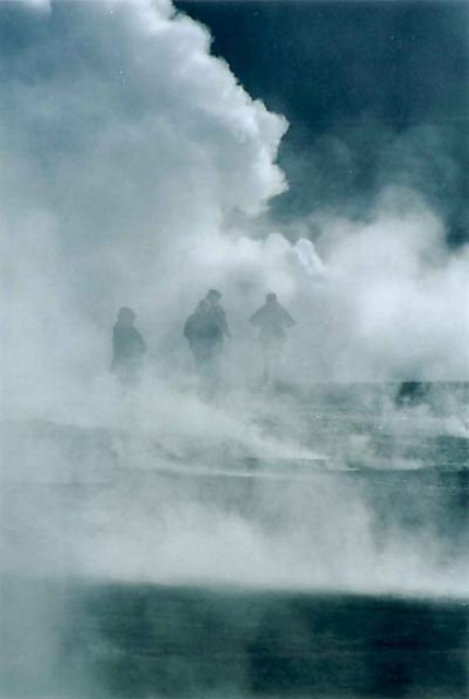 Brouillard des geysers